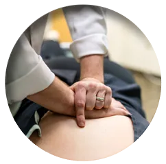 Chiropractor Grand Rapids MI Connor Knapp Gonstead Palpation