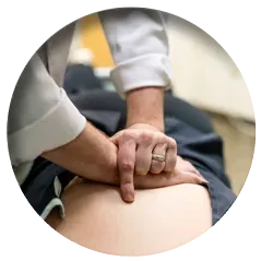 Chiropractor Grand Rapids MI Connor Knapp Gonstead Palpation